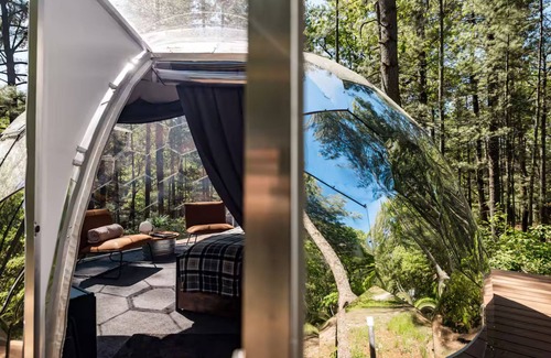 Wisconsin Dells Cabina | Dells Domes - Riverview Escape - Glamping Dome 4