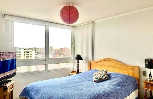 Santiago Apartamento | Departamento luminoso a pasos del Barrio Italia con vista a la cordillera