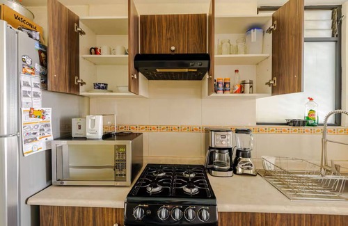 Santa Úrsula Coapa Apartamento | Depto. Minimalista Amueblado en 4PisoSinElevador de GrupoGailla CDMX-PrivaliaSur