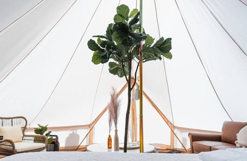 Yucca Alquiler De RV | Desert Glamping Escape w/ Shared Bathroom: Mirage at Ravari (4 of 6)