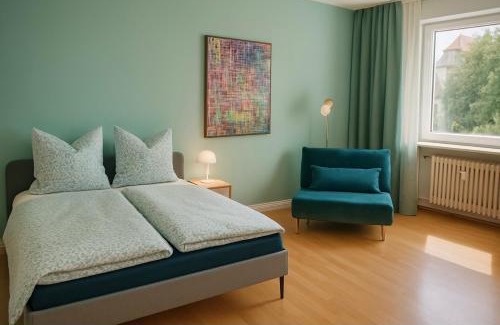 Offenbach am Main Apartamento | Design Apartment mit Parkplatz - 15 min Flughafen