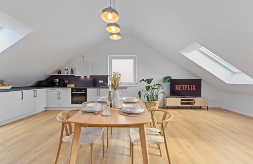 Bad Kreuznach Apartamento | Design loft | near old town | parking lot | 84 m²