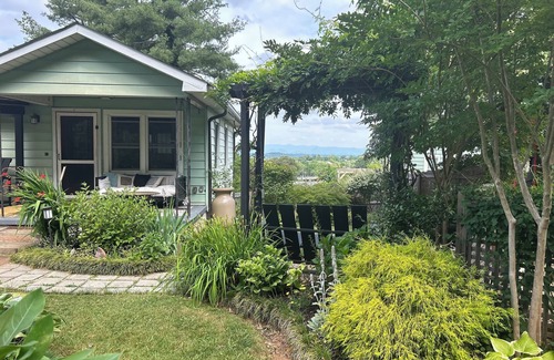 East End - Valley Street Casa | Designer bungalow walkable to downtown Asheville with Japanese garden mtn views