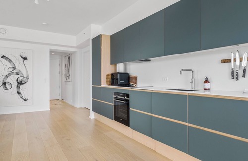 Aarhus C Apartamento | Designers penthouse in the clouds