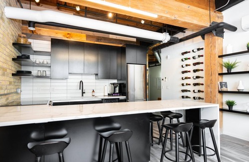 Exchange District Condominio | Dette ejerlejlighed er 2 soveværelser, 1 badeværelser, der ligger i Winnipeg, Manitoba.