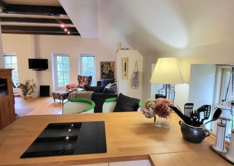 Krummendeich Casa | Die blaue Reetdachkate am Deich