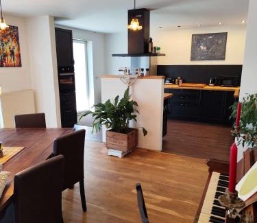 Bergen auf Ruegen Apartamento | Die große Klecks mit Sauna