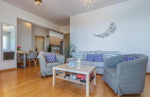 Daratsos Casa | DIMITRA apartment with private pool and sea view -the ground floor of a two storey building