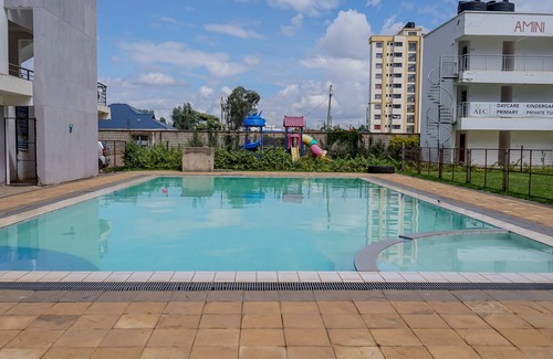 Riruta Apartamento | Divine Stays w/ WIFI, Netflix, Swimming Pool, Gym, Parking, Lift