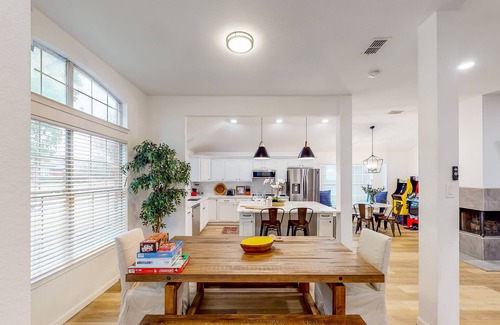 The Colony Casa | Dog-friendly brick home near golf with pool, central AC, & washer/dryer