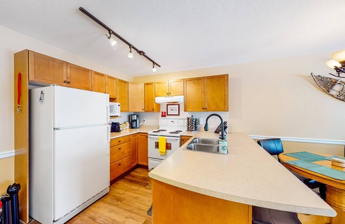 Big White Ski Resort Condominio | Dog-friendly, ski-in/out condo with seasonal hot tub - close to village & dining