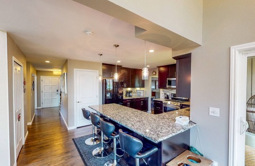 Centennial Casa | Dog-friendly home with large, enclosed yard, gourmet kitchen, & washer/dryer