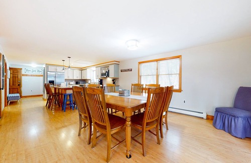 The Bluffs Casa | Dog-friendly home with firepit, screened porch, deck & association beach