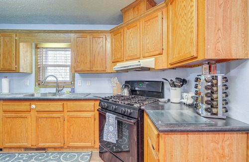 Central Lake Casa | Dog-Friendly Michigan Home w/ Deck & Fire Pit!