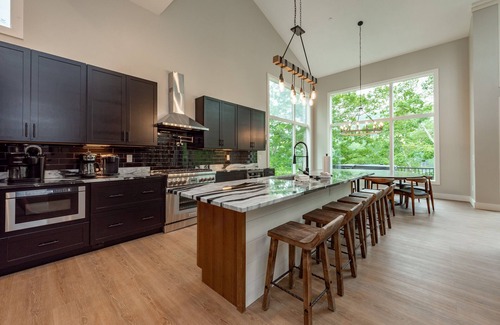 McHenry Casa | Dog Friendly Retreat w/ Dock, Hot Tub & Theater