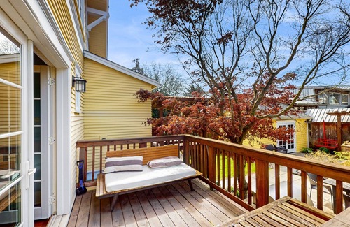 West Woodland Casa | Dog-friendly spacious retreat with patio, backyard oasis, & W/D - walkable location