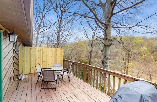 Caryville Apartamento | Dog-friendly studio on the lake with deck, gas grill, full kitchen