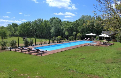 Septfonds Casa | Domaine de Fangal, Pgeonnier 2p, maison 8p - piscine 25m - gîtes climatisés