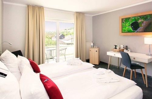 Wintrich Casa | Doppelzimmer Standard mit Terrasse - Moselhotel Weinhaus Simon