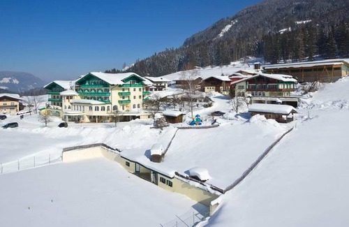 Sankt Martin am Tennengebirge Casa | Habitación doble con ducha od. Baño, aseo, lado oeste - Wohlfühlhotel Martinerhof