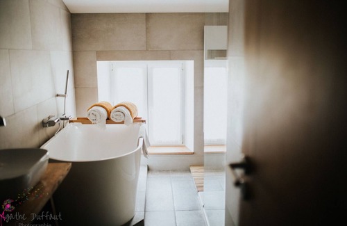Saint-Jeannet Casa | Cama de Matrimonio o Dos Camas-Confortable-Baño en la habitacion-Vista al Jardín