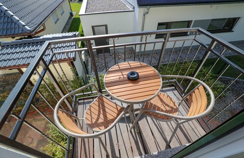 Karlshagen Casa | Habitación doble 20 con balcón Haus Max - Usedom Bike-Hotel & Suites *** 80 m de la playa del mar Báltico