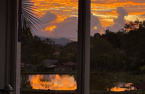 Guatape Cabaña | Country house near waterfalls in Guatapé