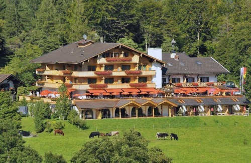 Mittenwald Apartamento | Double room south 2 "Almblick" with shower /toilet - Gröbl-Alm, alpine inn /hotel
