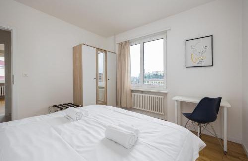 Oerlikon Apartamento | Downtown Dream 3,5BR with Balcony and Style BA42