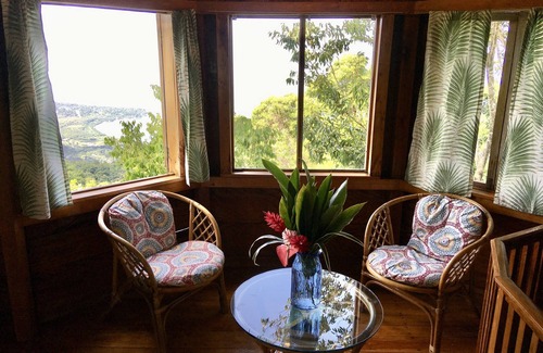 Cave Casa | Cabaña estilo casa del árbol con vista al mar Caribe.