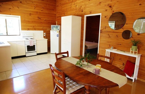 Fishermans Reach Cabina | Driftwood Cabin 1 - Escapada familiar