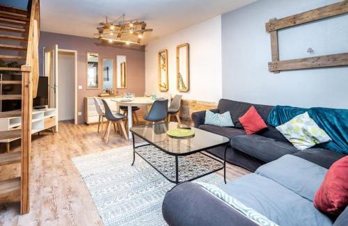 Saint-Jacques - Saint-Roch Apartamento | Duplex cosy et contemporain avec parking privé
