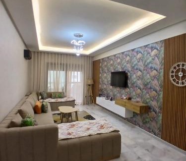 Ain Harrouda Apartamento | Duplex Vue Piscine et Jardin Océan Park à Zenata City Eco