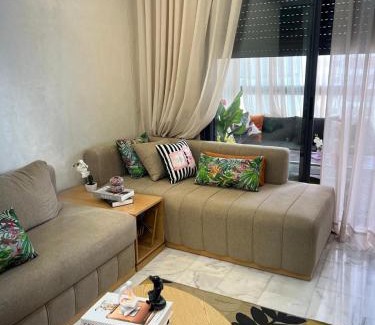 Ain Harrouda Apartamento | Duplex Vue Piscine et Jardin Océan Park à Zenata City Eco