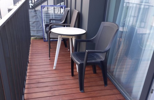 Palanga Casa | Dviejų kambarių butas su vaizdu į baseiną