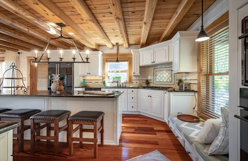 Nebo Casa | Easy Lakefront Access w/Dock, Firepit, & Mtn Views for Family Fun!