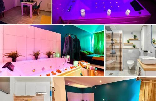 Anatole France Apartamento | EDEN SUITE - Jacuzzi - Parking - Clim by Narbana