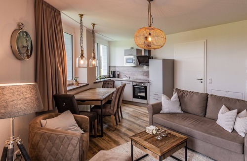 Krautsand Apartamento | Elbe view apartment D3 R2 - Balcony with Elbe view - Ferien auf Krautsand GmbH