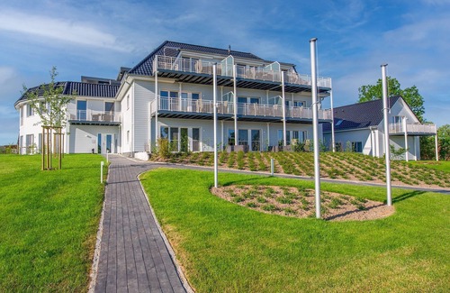 Krautsand Apartamento | Elbe view apartment D3 R2 - Balcony with Elbe view - Ferien auf Krautsand GmbH