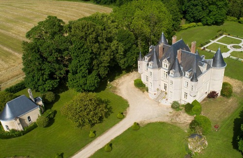 Vallon-sur-Gee Cabaña | Castillo de lujo en parque de 4 hectáreas con piscina, jardín francés y actividades al aire libre