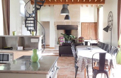 Bricquebosq Cabaña | Casa elegante 14 pers., piscina privada, WiFi, billar