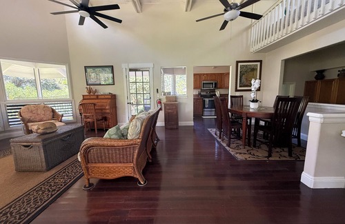 Kilauea Casa | Plantación aislada elegante de la finca de la playa en la bahía de Moloaa, hola (Kauai) TVR 4180