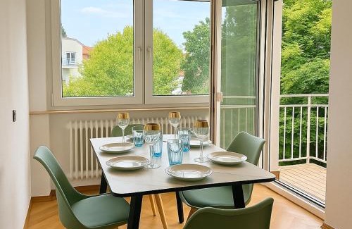 Offenbach am Main Apartamento | Elegante Designwohnung mit Balkon 15min Airport und Parken