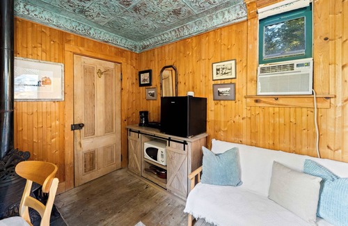 Julian Casa | Escape to Rustic Studio | Fireplace + Modern Comfort