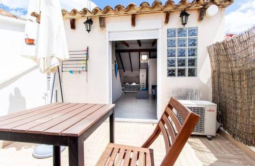 El Cabanyal Apartamento | Estudio para parejas con terraza en la playa