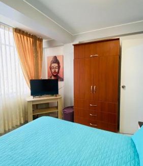 Villa El Salvador Apartamento | Estupendo dpto amoblado cerca Mall Mega Plaza-VES