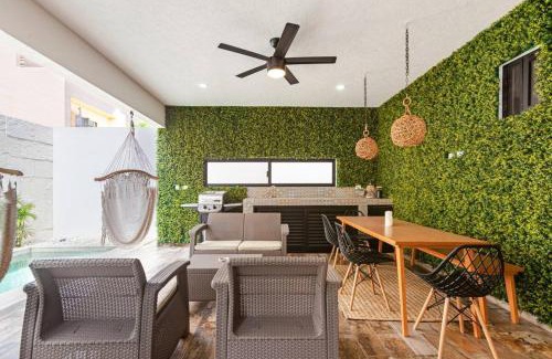 Playa del Carmen Villa | Exclusive Villa Bambu 10min To Beach Privatepool