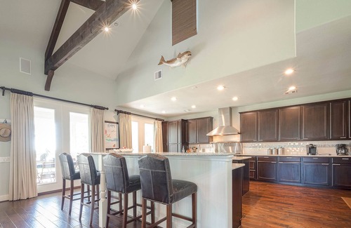 Dickinson Casa | Exclusive Waterfront Home | Private Boat Slip, Scenic Bayou Views & Expansive Ou