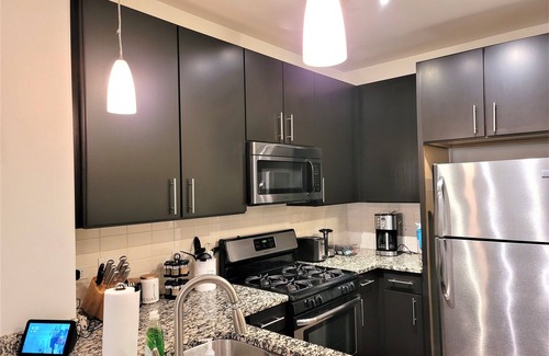 Evanston Apartamento | Executively Appointed Condo, w/resort amenities, IND GAR, Pool, Gym+ Biz Lounge