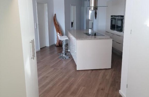 Kronach Apartamento | Exklusives Loft unterm Dach mit 40qm Terrasse